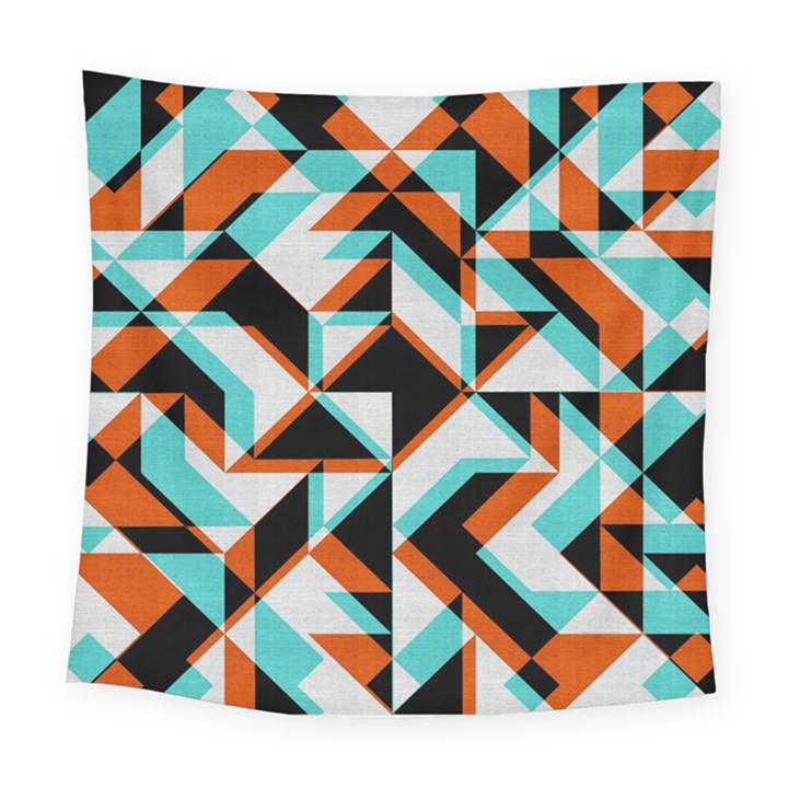 4 colors shapes         Fleece Blanket