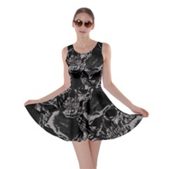 Skulls Pattern Skater Dress