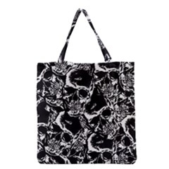 Skulls Pattern Grocery Tote Bag