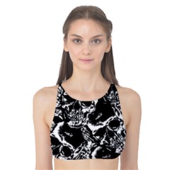 Skulls Pattern Tank Bikini Top