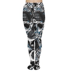 Skulls Pattern Women s Tights