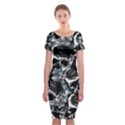 Skulls pattern Classic Short Sleeve Midi Dress View1