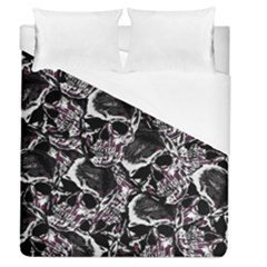 Skulls Pattern Duvet Cover (queen Size) by ValentinaDesign