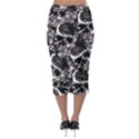 Skulls pattern Midi Pencil Skirt View2