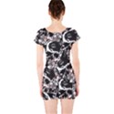 Skull pattern Short Sleeve Bodycon Dress View2