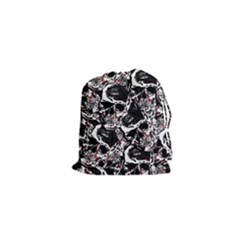 Skull Pattern Drawstring Pouches (xs) 