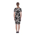 Skull pattern Classic Short Sleeve Midi Dress View2