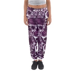 Skull Pattern Women s Jogger Sweatpants by ValentinaDesign