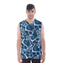 Skull pattern Men s Basketball Tank Top