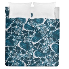 Skull pattern Duvet Cover Double Side (Queen Size)