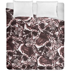 Skull Pattern Duvet Cover Double Side (california King Size) by ValentinaDesign