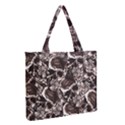 Skull pattern Medium Zipper Tote Bag View2