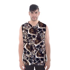 Skull Pattern Men s Basketball Tank Top