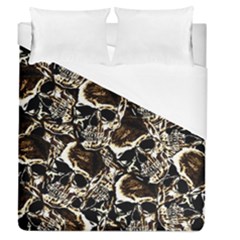 Skull Pattern Duvet Cover (queen Size) by ValentinaDesign