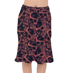 Skull Pattern Mermaid Skirt