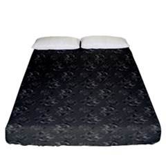 Floral Pattern Fitted Sheet (california King Size)