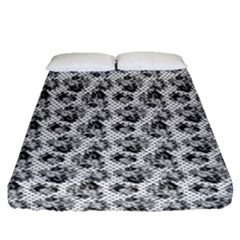 Floral Pattern Fitted Sheet (queen Size)