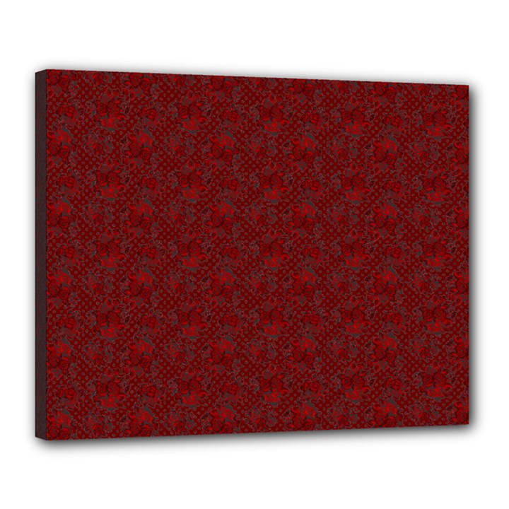 Floral pattern Canvas 20  x 16 