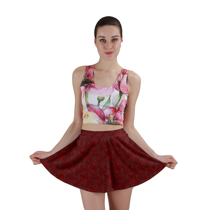 Floral pattern Mini Skirt