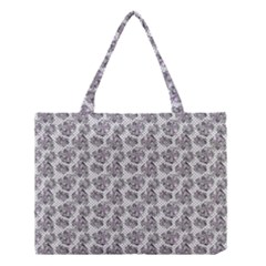 Floral Pattern Medium Tote Bag by ValentinaDesign