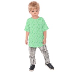 Floral Pattern Kids  Raglan Tee