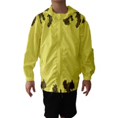 Banner Polkadot Yellow Grey Spot Hooded Wind Breaker (kids) by Mariart