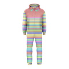 All Ratios Color Rainbow Pink Yellow Blue Green Hooded Jumpsuit (kids) by Mariart