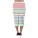 All Ratios Color Rainbow Pink Yellow Blue Green Midi Pencil Skirt View2