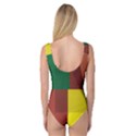 Albers Out Plaid Green Pink Yellow Red Line Princess Tank Leotard  View2