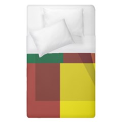 Albers Out Plaid Green Pink Yellow Red Line Duvet Cover (single Size) by Mariart