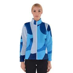 Blue Polka Winterwear by Mariart