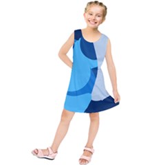 Blue Polka Kids  Tunic Dress by Mariart