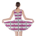 Black Friday Sale White Pink Disc Skater Dress View2