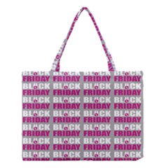 Black Friday Sale White Pink Disc Medium Tote Bag by Mariart