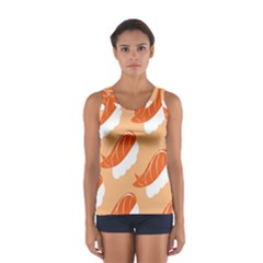 Fish Eat Japanese Sushi Women s Sport Tank Top  by Mariart