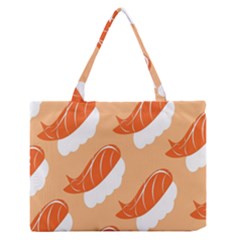 Fish Eat Japanese Sushi Medium Zipper Tote Bag by Mariart