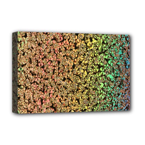 Crystals Rainbow Deluxe Canvas 18  X 12   by Mariart