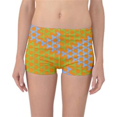 Green Blue Orange Reversible Bikini Bottoms by Mariart