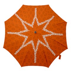 Iron Orange Y Combinator Gears Hook Handle Umbrellas (medium) by Mariart