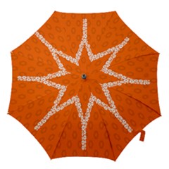 Iron Orange Y Combinator Gears Hook Handle Umbrellas (small) by Mariart