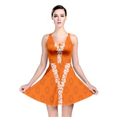 Iron Orange Y Combinator Gears Reversible Skater Dress by Mariart