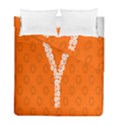 Iron Orange Y Combinator Gears Duvet Cover Double Side (Full/ Double Size) View1