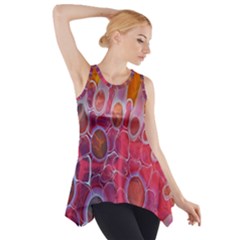 Micro Macro Belle Fisher Nature Stone Side Drop Tank Tunic by Mariart