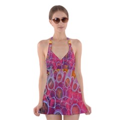 Micro Macro Belle Fisher Nature Stone Halter Swimsuit Dress by Mariart