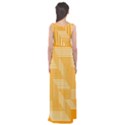 Orange Line Plaid Empire Waist Maxi Dress View2