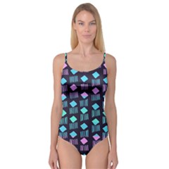 Polkadot Plaid Circle Line Pink Purple Blue Camisole Leotard  by Mariart