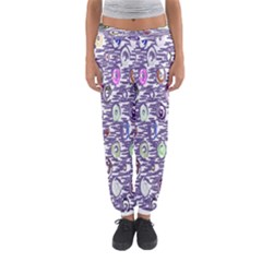 Painted Circles           Women s Jogger Sweatpants by LalyLauraFLM