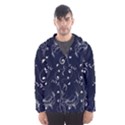 Floral design Hooded Wind Breaker (Men) View1