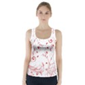 Floral design Racer Back Sports Top View1