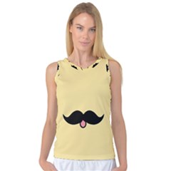 Mustache Women s Basketball Tank Top by Nexatart